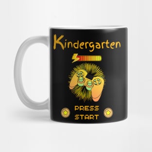 Kindergarten Press Start - Cool Gamer Controller Black Mug